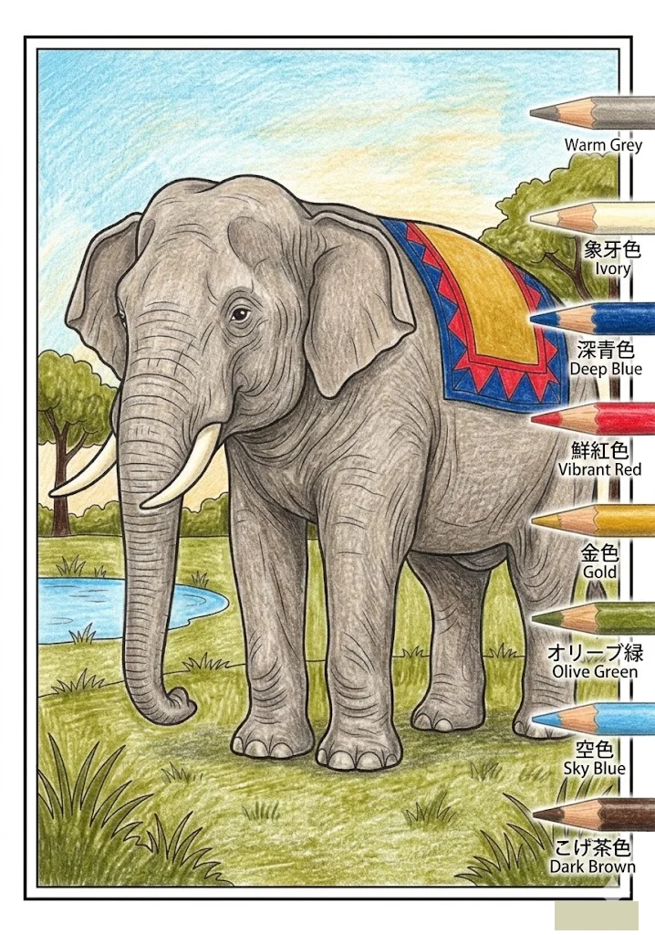 Elephant colored example