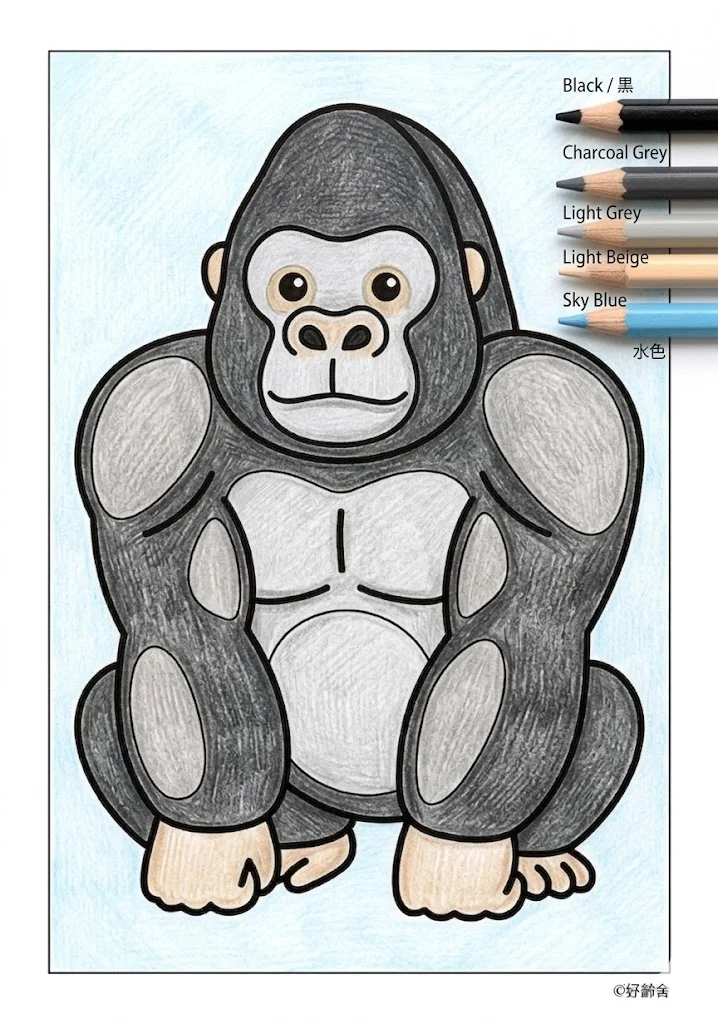 Gorilla colored