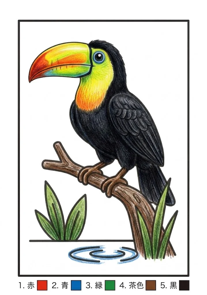 Toucan colored