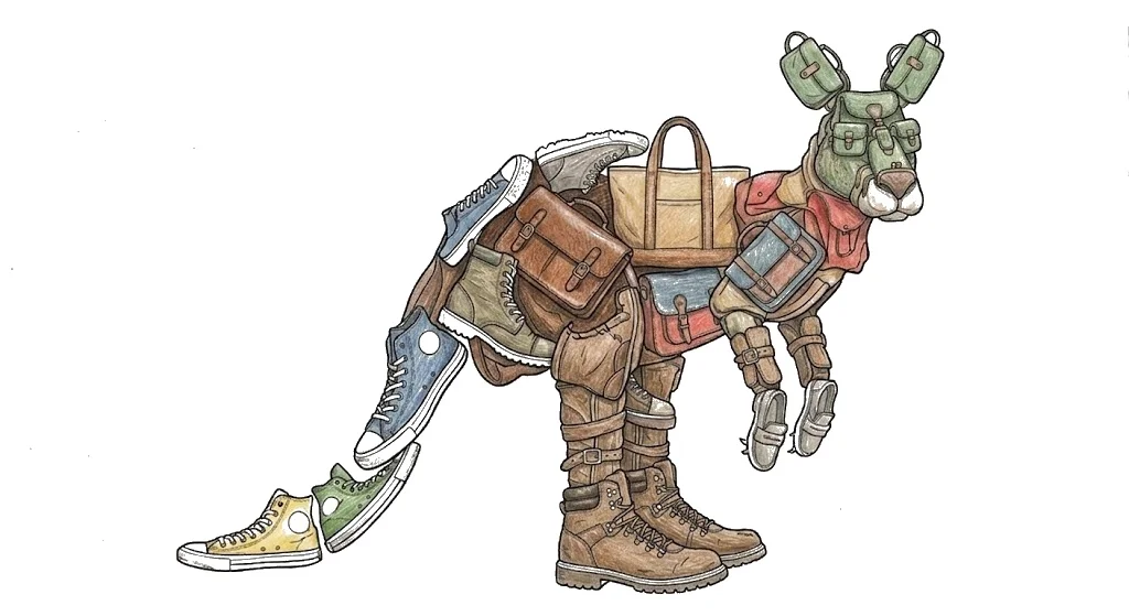 Junk Kangaroo colored