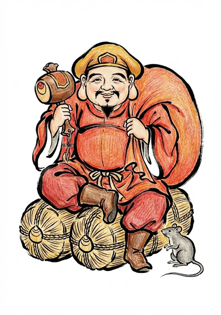 Daikokuten colored