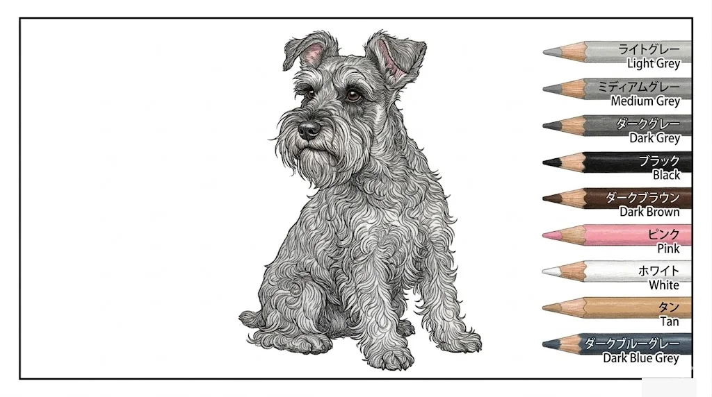 Miniature Schnauzer colored