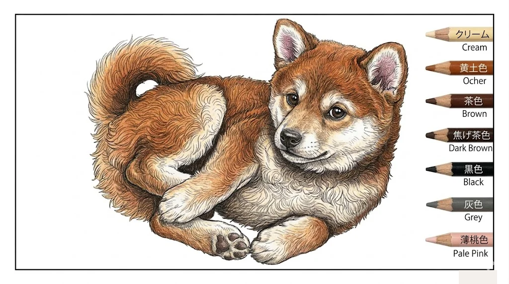 Shiba Inu colored