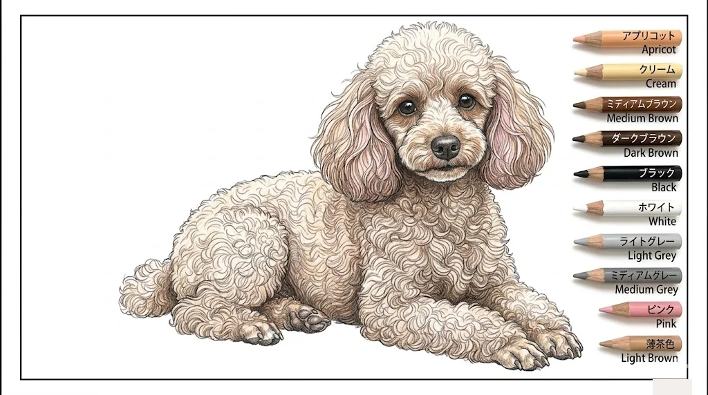 Toy Poodle colored