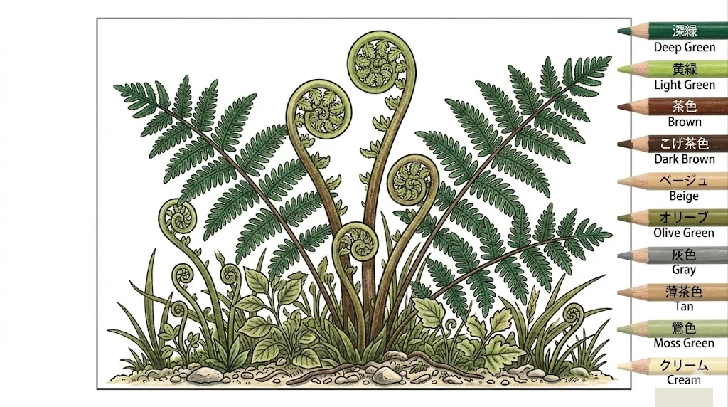 Colored Bracken coloring book coloring page example