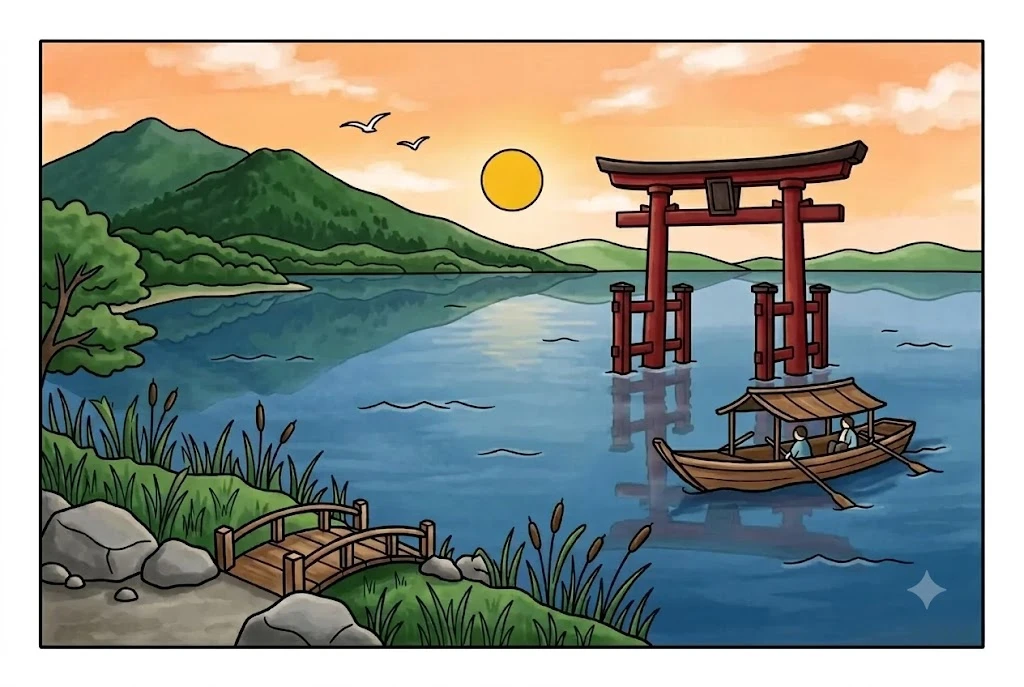 Biwako colored sample