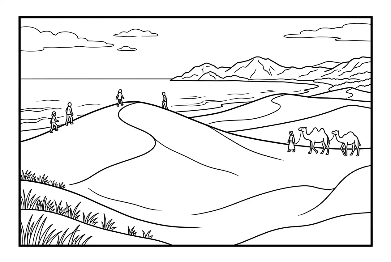 Tottorisakyu coloring page