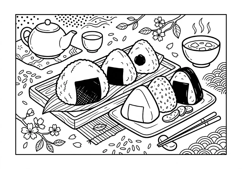 Dessin Onigiri 3