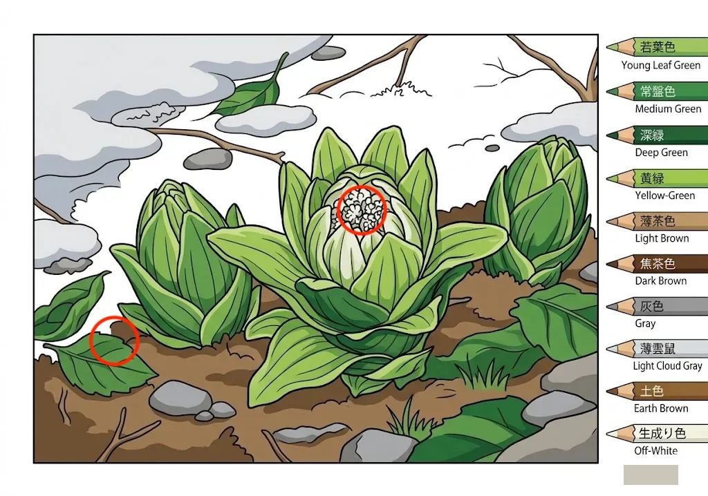 Pestwurz-Knospe — Fehlersuche, Lösung
