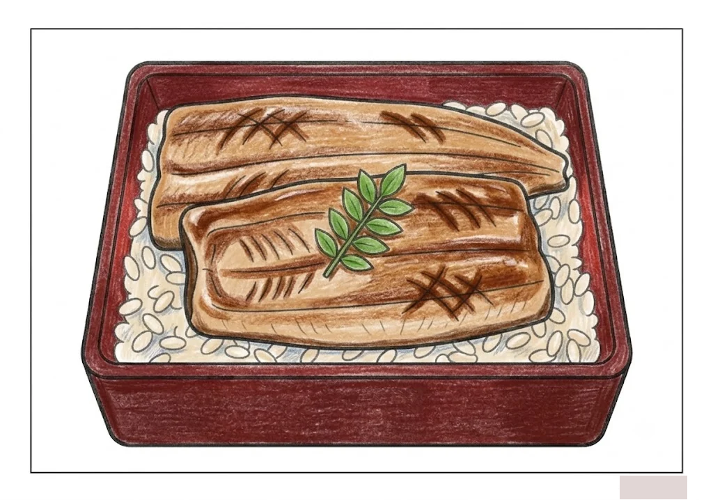 Unaju — Gegrillter Aal auf Reis — うな重 | Japan entdecken | Okiraku