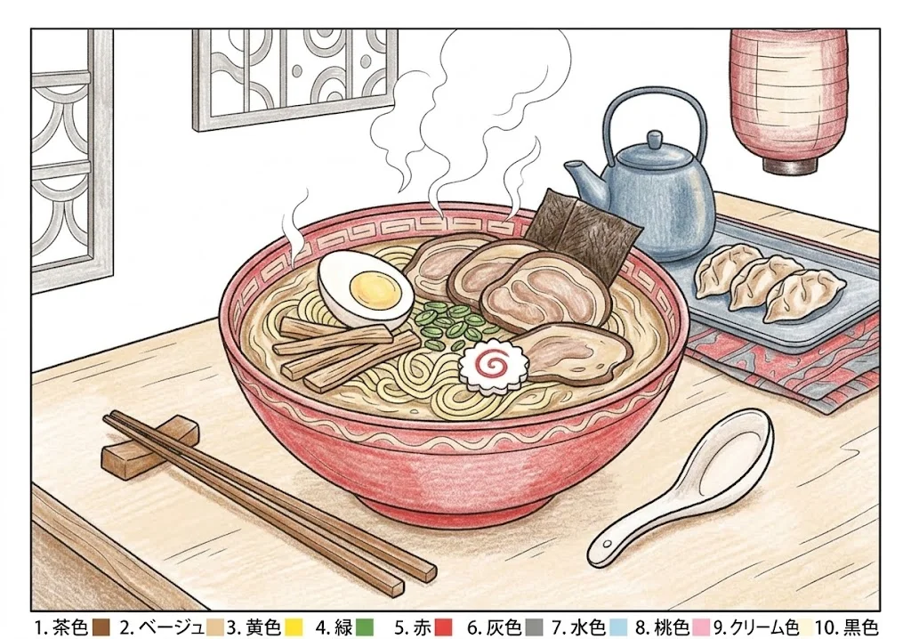 Ramen design 2 colored