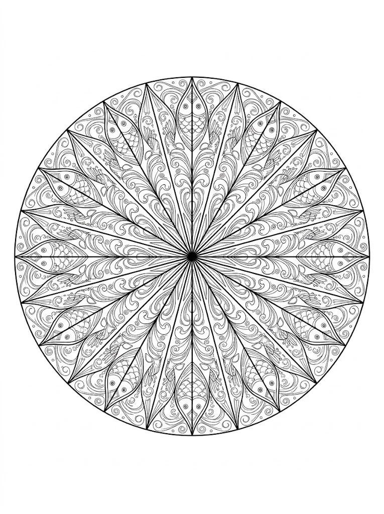 Fisch-Mandala — Meister