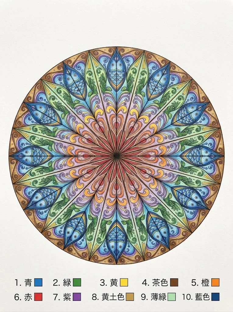 Fisch-Mandala — Meister