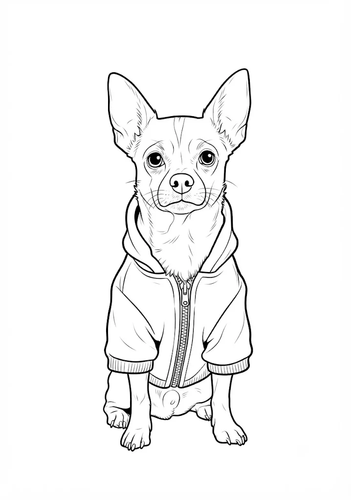 Chihuahua im Outfit