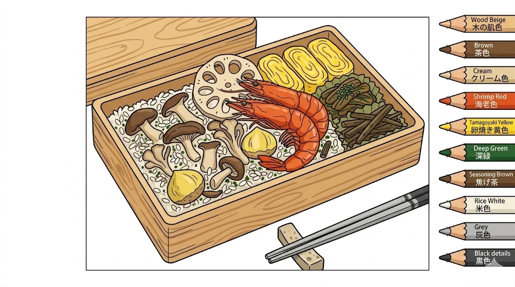 Pilzreis-Bento
