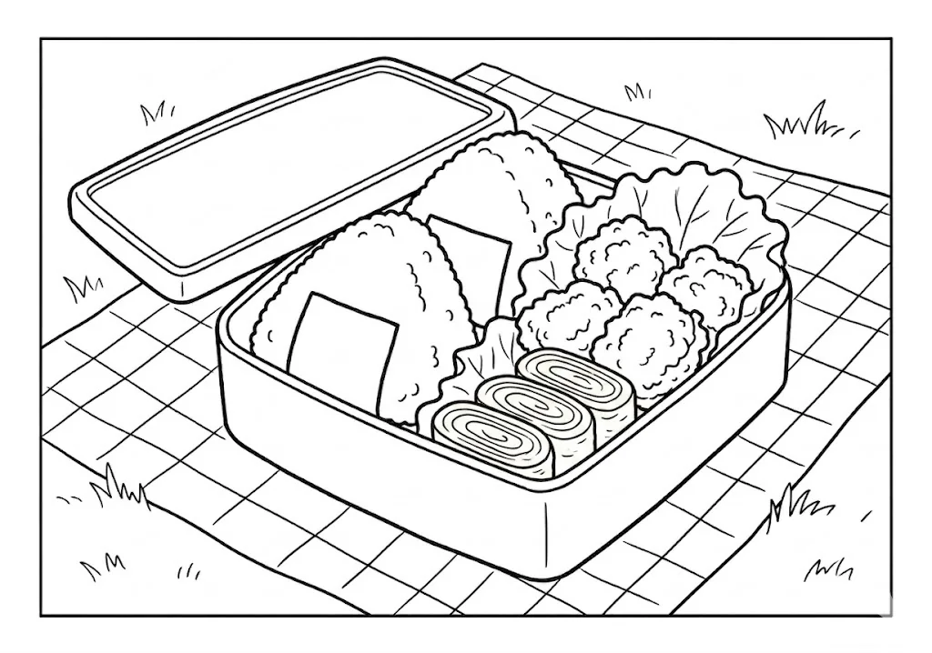 Onigiri-Picknick-Bento