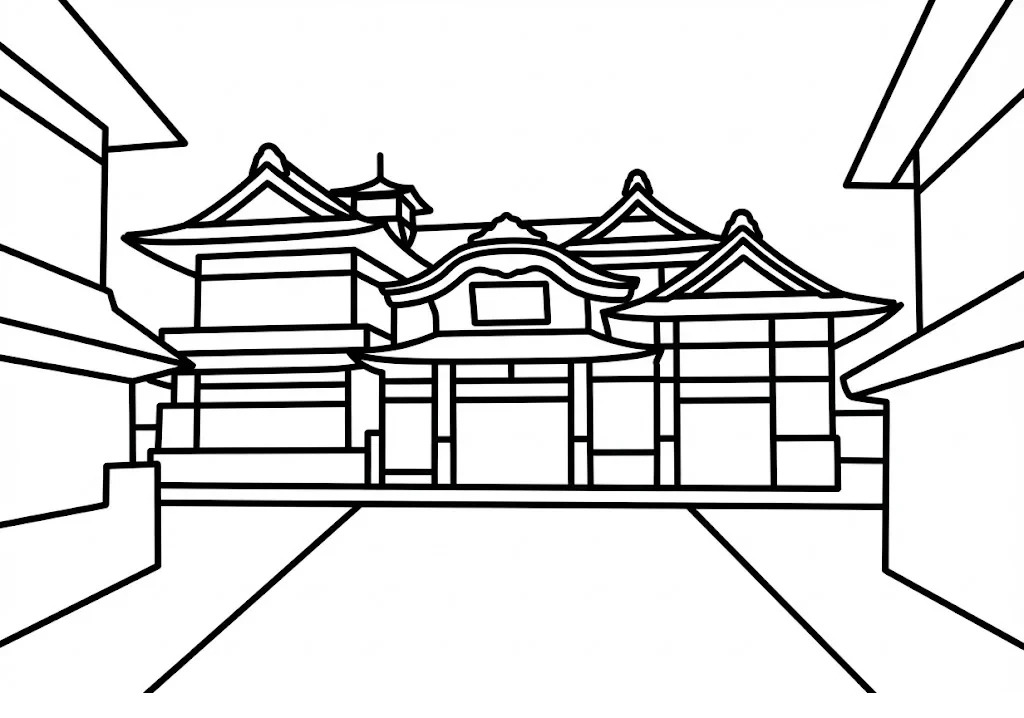 Dogoonsen — Ausmalbild