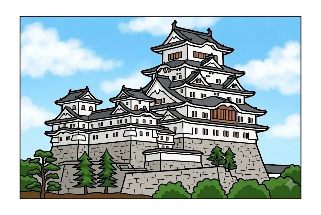 Himeji — Farbvorlage