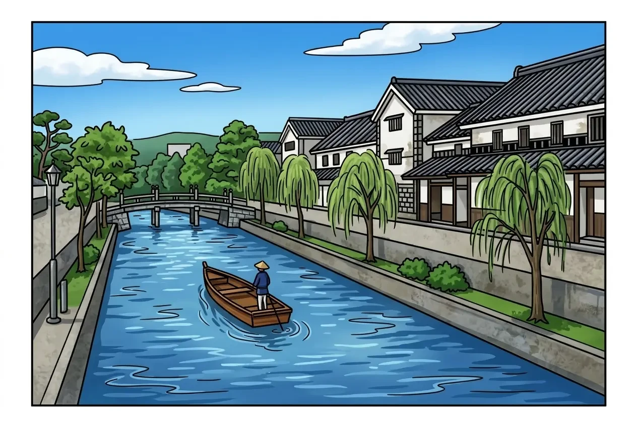 Kurashiki — Farbvorlage