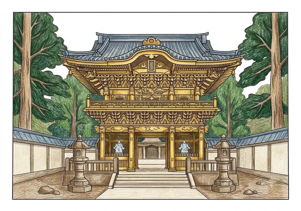 Toshogushrine — Farbvorlage
