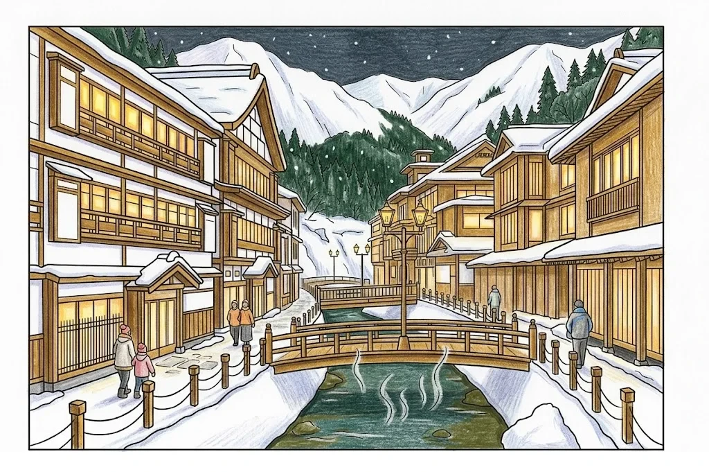 Ginzanonsen — Farbvorlage