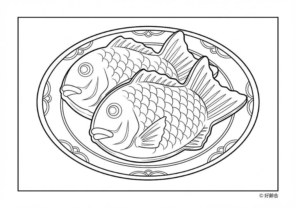 和菓子の塗り絵