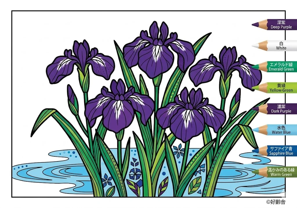 カキツバタの見本