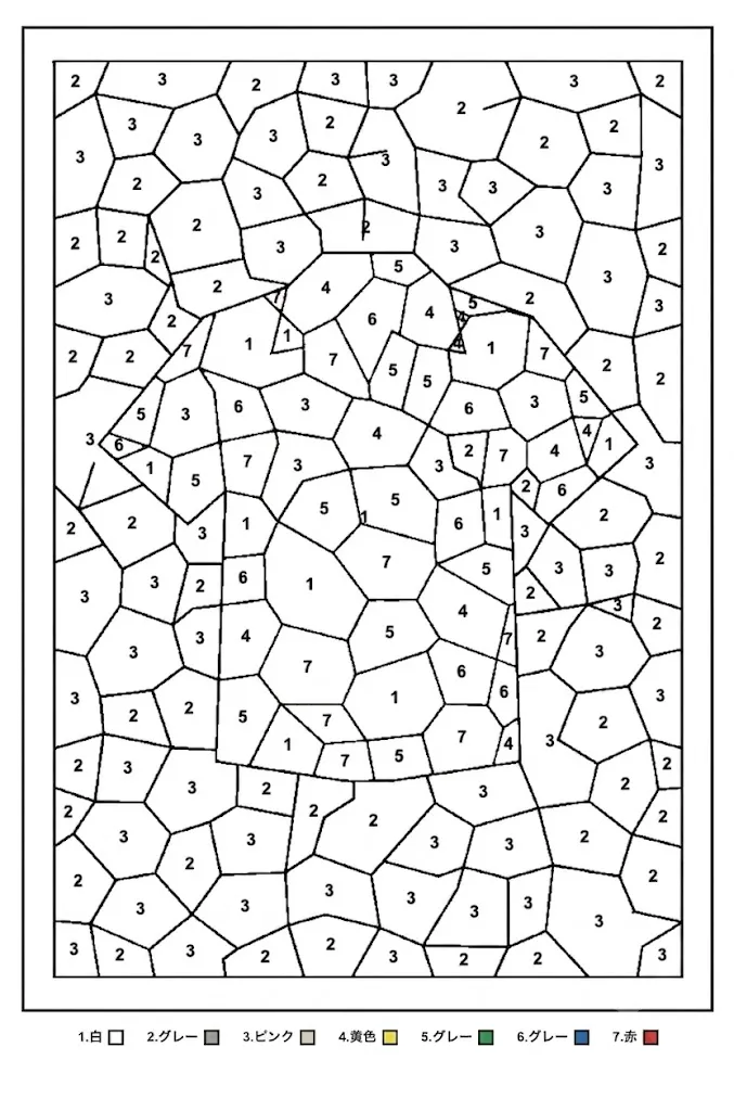 高齢者向け無料塗り絵：アロハシャツ（A4印刷用・脳トレ介護レク）