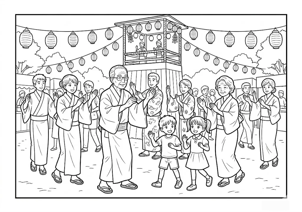 Desenho 3 de Bon Odori