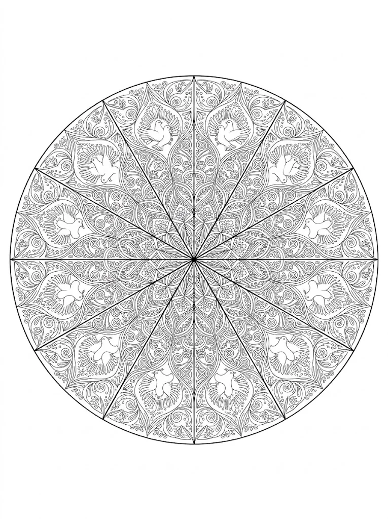 Mandala de Pomba — Mestre