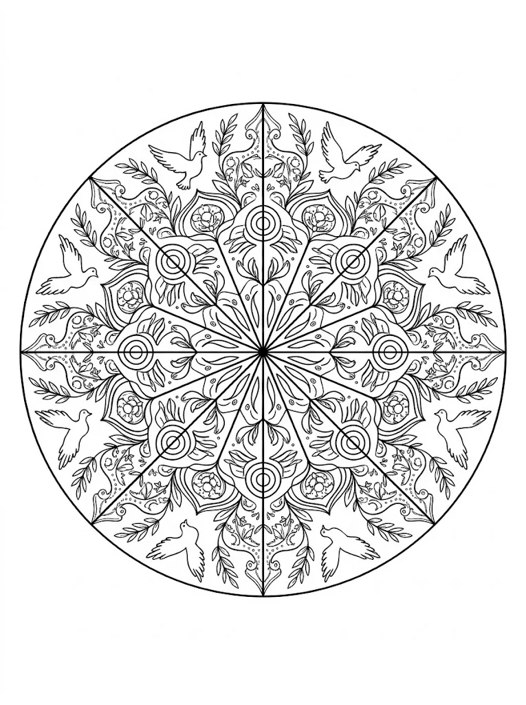Mandala de Paloma — Avanzado