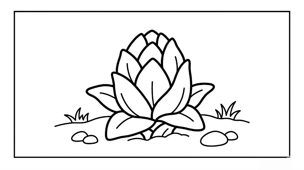 蜂斗菜 — 給銀髮族的可列印著色圖