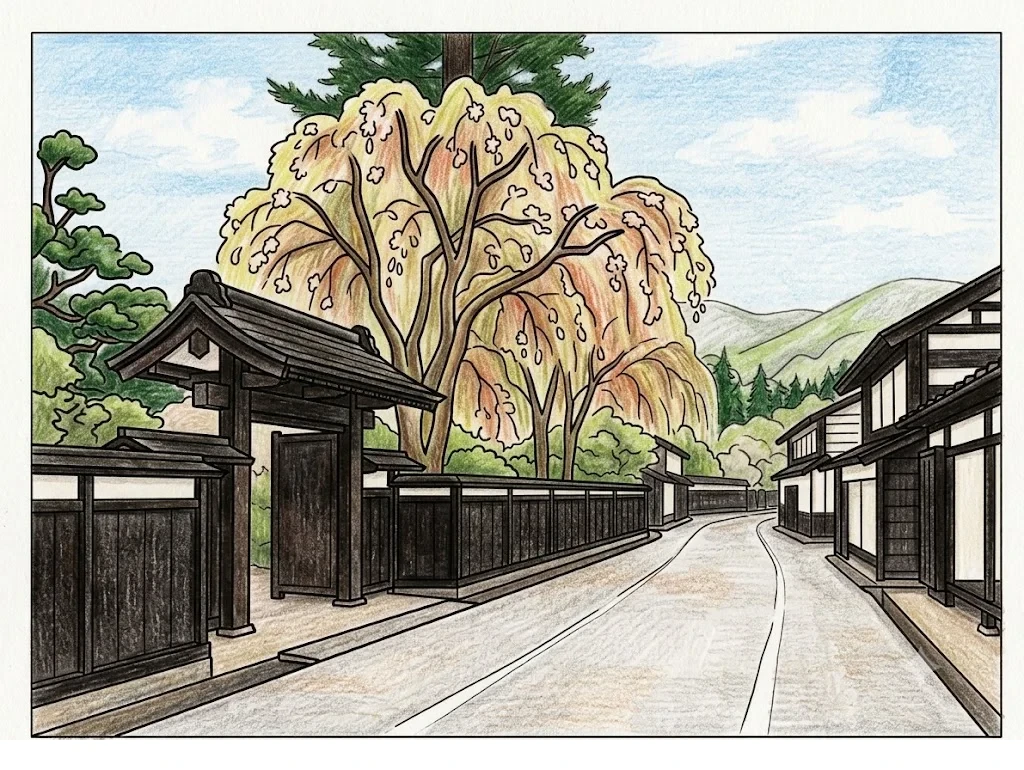 角館 — 上色範例