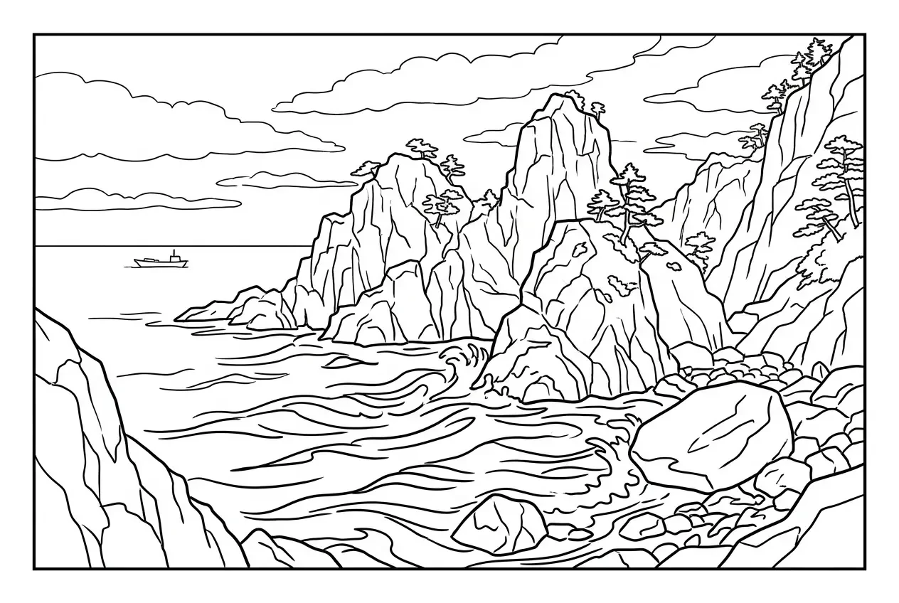 福井 lineart