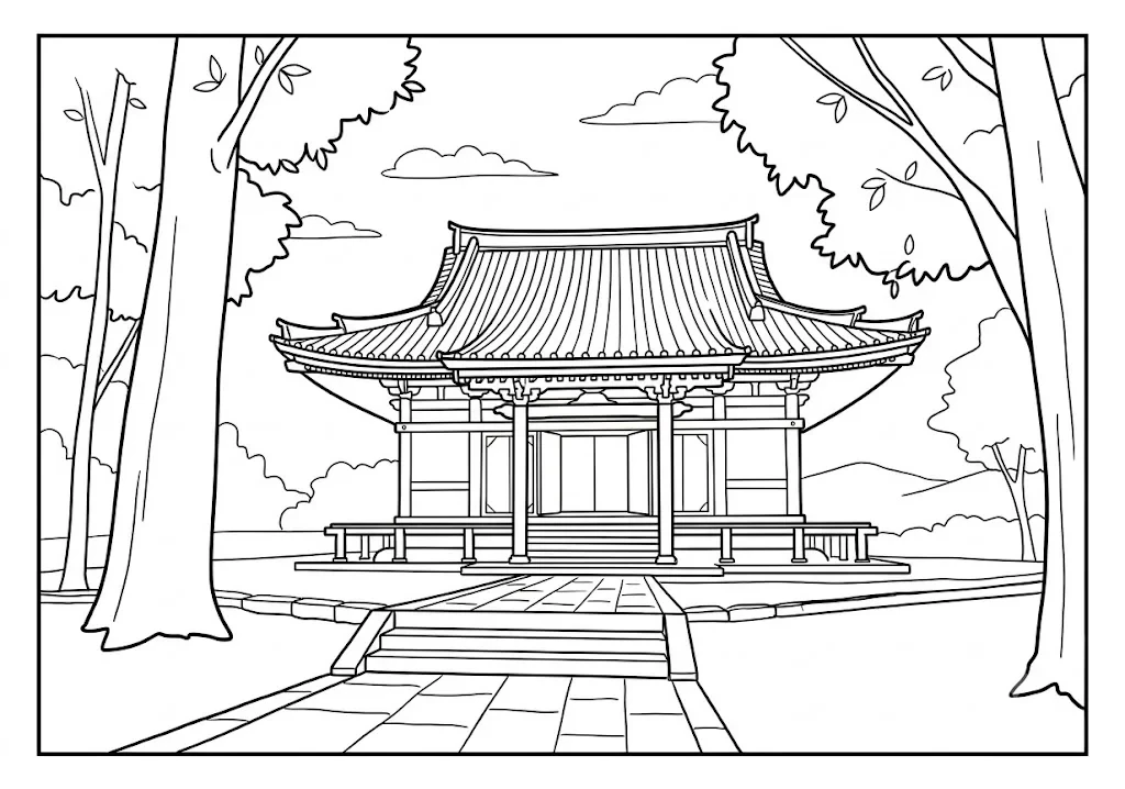 平泉 — 著色圖