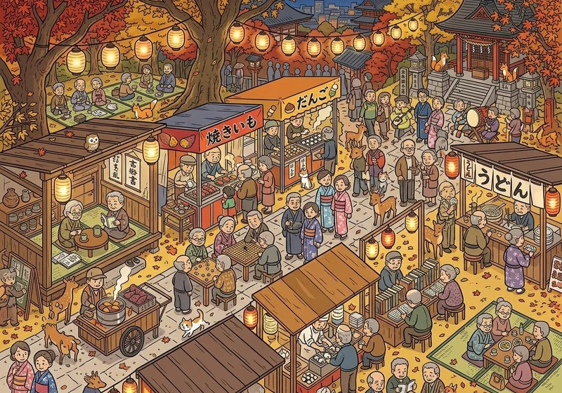 コウちゃんを探せ！無料A3・A4印刷 大人の絵探し脳トレ